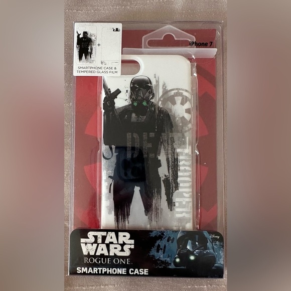 Star Wars Rogue One iphone 7 Smartphone Case and Tempered Glass Film - Picture 1 of 5